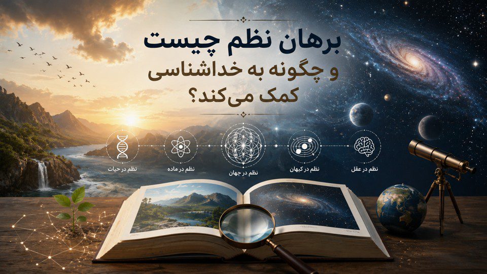 برهان نظم چیست؟ بررسی ساده و کامل برهان نظم در اثبات وجود خدا خداشناسی - برهان نظم چیست؟ بررسی ساده و کامل برهان نظم در اثبات وجود خدا